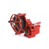 RZXYL 1/10 Aluminum Alloy Transmission Case Assembled Gearbox with Gear for Axial Wraith 90018 90048 90056 RR10 RC Crawler Car (Red) view 4