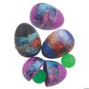 12 Piece(s) Galaxy Glow-in-The-Dark Bouncy Ball-Filled Plastic Easter Eggs view 1
