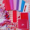 Winlyn 36 Sets Valentine Decorations DIY Bookmarks Craft Kit - Blank Foam With Smile Face Hearts Owl Alphabets Stickers for Kids Classroom Activity Reading Gift Exchange view 3