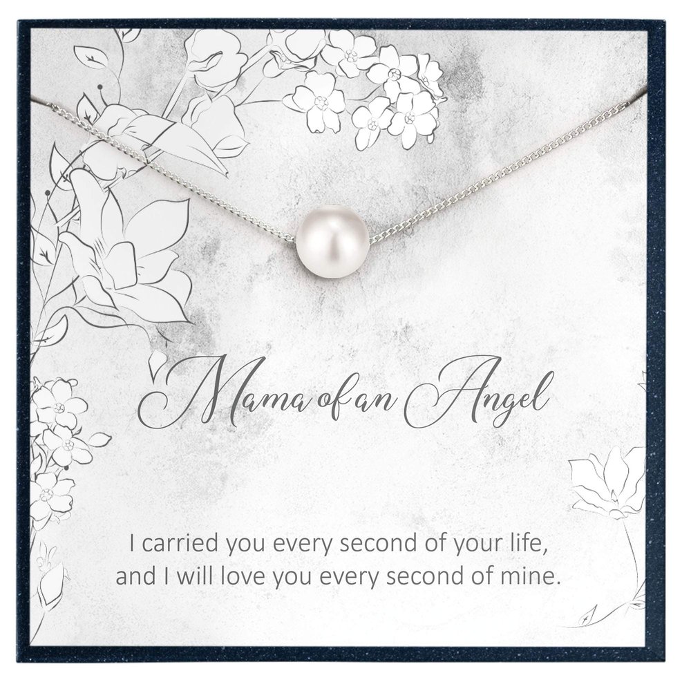 Mama of an Angel Necklace Gift for Mom Loss of Her Baby Gift for Sympathy Gift for Miscarriage Necklace Rainbow Baby Necklace for Lost of Baby