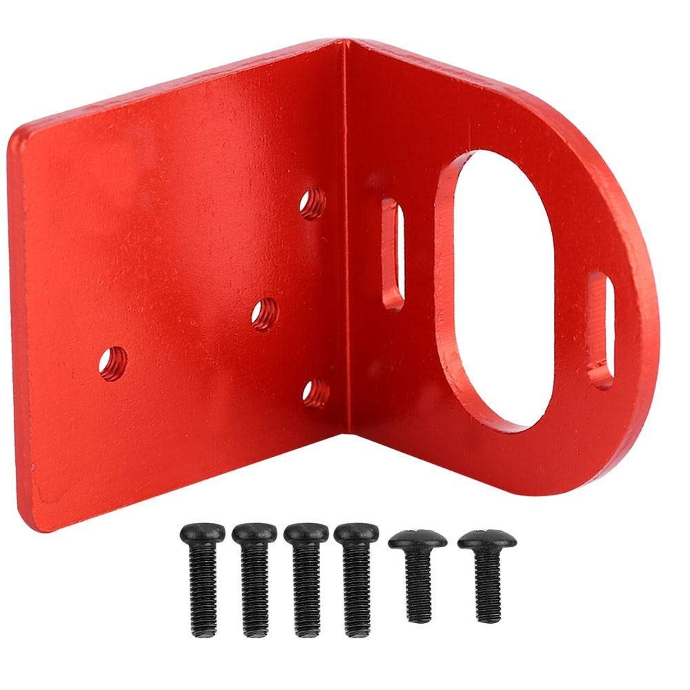 T best RC Motor Mounting Holder, Metal Adjustable Motor Mounting Holder Bracket Seat Base for 540/3660 / 3650 Motor(Red) Rc Motor Mount 1/10 Rc Motor With Mount