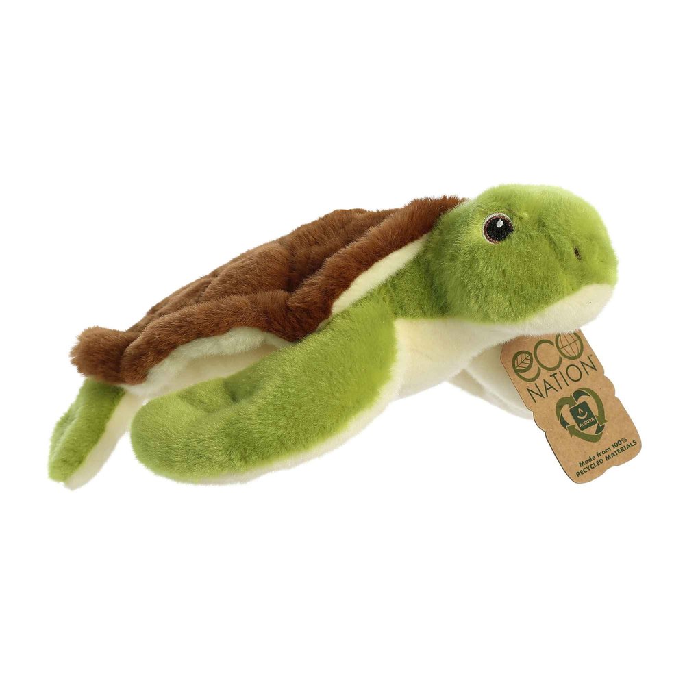 Aurora Eco Nation - 10.5"" Sea Turtle, 11 inches