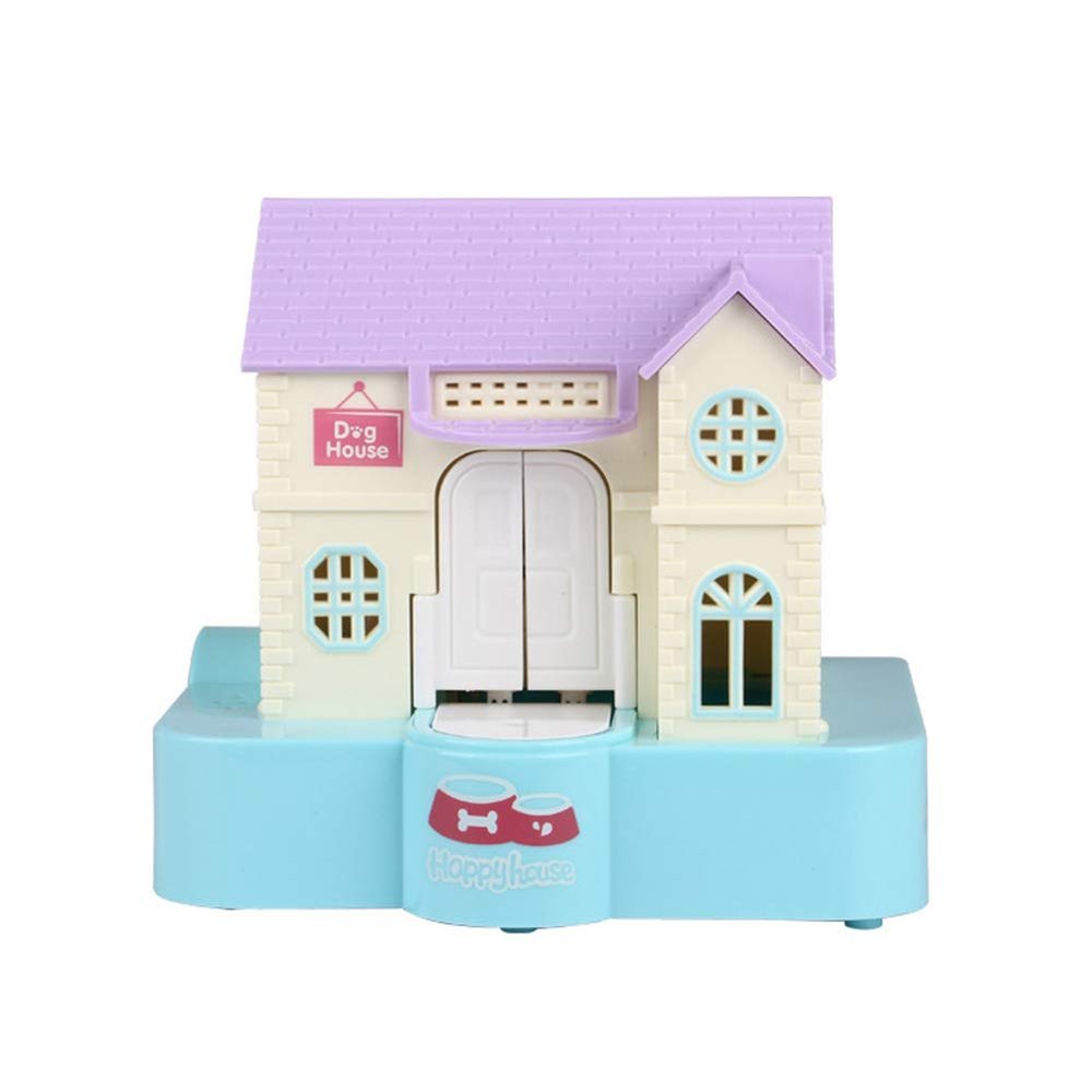 BARMI Cute House Dog Stealing Coin Money Saving Box Electric Piggy Bank Toy Kids Gift,Perfect Child Intellectual Toy Gift Set Blue