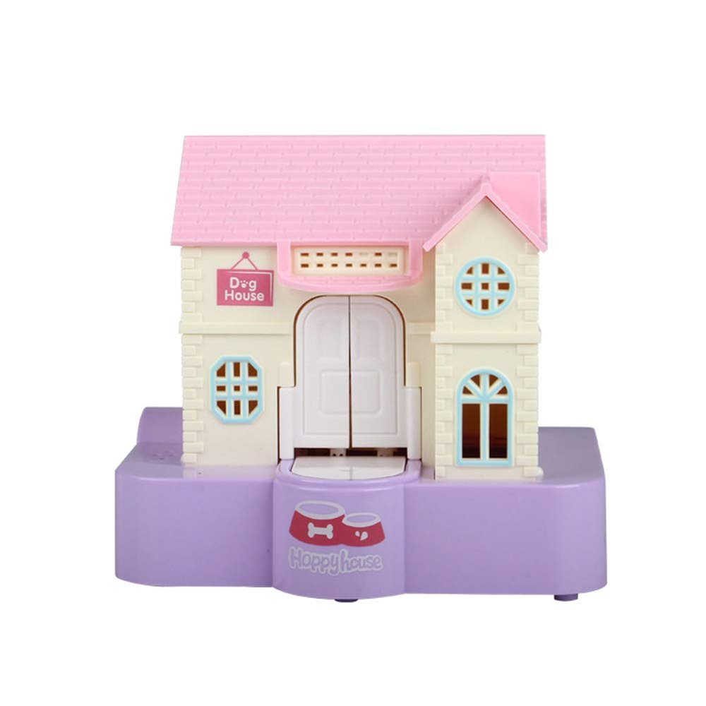 BARMI Cute House Dog Stealing Coin Money Saving Box Electric Piggy Bank Toy Kids Gift,Perfect Child Intellectual Toy Gift Set Purple