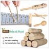 LOOIKOOS Toddler Musical Instruments, Eco Friendly Music Set for Kids Preschool Educational, Natural Wooden Percussion Instruments Musical Toys for Boys and Girls with Storage Bag view 4