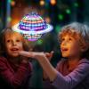 Ivtivfu Flying Orb Ball (Blue, 2025 Upgraded) with Dazzling Lights, Magic Hover Spinner, Cool Boomerang Drone, Floating Cosmic Globe, Kids Toys Gifts for 6 7 8 9 10 Year Old Boys Girls view 2