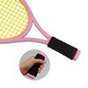 Kids Tennis Racket,17 Inch Plastic Tennis Racket with 2 Soft Balls,2 Tennis Balls and 4 Shuttlecocks for Kid,Toddler Outdoor/Indoor Sport Play (Pink&Blue) view 3