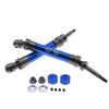 2pcs Alloy Steel Rear CVD Drive Shaft Dark Blue for RC Hobby Car 1/10 ECX 2WD Series Upgraded Hop-up Parts view 2