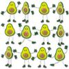 ArtCreativity Bendable Avocado Toys - Set of 12 Flexible Avocado Figurines, Fun Toy Avocados for Kids, Stress Relief Fidget Toys, Avocado Birthday Decorations, Party Favors, and Gifts for Boys & Girls view 1