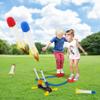 BananMelonBM Rocket Launcher for Kids, Outdoor Duel Game Foam Jump Rocket Launcher Toy with 8 Flashing Foam Rockets for 5, 6, 7, 8 Ages Boys or Girls Birthday Toy & STEM Gifts view 3
