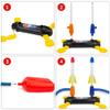 BananMelonBM Rocket Launcher for Kids, Outdoor Duel Game Foam Jump Rocket Launcher Toy with 8 Flashing Foam Rockets for 5, 6, 7, 8 Ages Boys or Girls Birthday Toy & STEM Gifts view 4