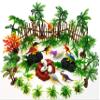 56 Pcs Trees Cake Decorations,Dinosaurs Toys Set, Dinosaurs Cake Decorations Model Trees Ho Scale Trees, Kids Dinosaurs Toys Set for Boys and Girls Woodland Scenics or Cake Topper view 2