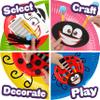 Creative Kids Make & Play Plate Craft Kit - Arts and Crafts Kit for Toddlers Ages 2, 3, 4, 5 Years Party Activity Kits for Toddler 3+ view 2
