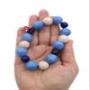 16 Handmade Blue Ball Beads for Jewelry Making, Pens, or Macrame, Cute Mixed Lot view 3