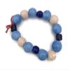 16 Handmade Blue Ball Beads for Jewelry Making, Pens, or Macrame, Cute Mixed Lot view 4