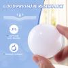 Ball Pit Balls for Kids, 100 pcs 2.15 Inches Small Size Thicken Soft Plastic Crush Proof Ball Pit Balls BPA Phthalate Free Baby Toddler Toy Ball with 3 Color White Blue Light Blue view 4