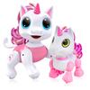 Power Your Fun Robo Pets Unicorn Toy 2pk Set - Unicorns Gifts for Girls and Kids (1) Unicorn Robot STEM Toy with Interactive Hand Gestures or Remote Control to Move and (1) Mini Automated Smart Robot view 1