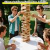 GOROCK Giant Tumbling Tower Game57Pcs Wooden Block Stacking Game Over 4.2FTClassic Family Indoor Outdoor Yard Party Games for Kids and Adults with Carry Bag view 2