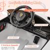 Costzon Ride on Car, Lamborghini Licensed 12V Battery Powered 4WD Sports Car with Remote Control, 3 Speeds, Hydraulic Doors, LED Lights, Towing Wheel, Horn, Music, Electric Vehicle for Kids Aged 3-8 view 3