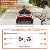 Costzon Ride on Car, Lamborghini Licensed 12V Battery Powered 4WD Sports Car with Remote Control, 3 Speeds, Hydraulic Doors, LED Lights, Towing Wheel, Horn, Music, Electric Vehicle for Kids Aged 3-8 view 4