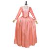 1791's lady Women's Elizabethan Dress Marie Antoinette Musical Hamilton Costume Vintage Dress Pink-XS view 4