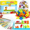 Officygnet Learning Toys for 3 4 5 6 Years Old Boys and Girls, See & Spell CVC Word Builders with Alphabet Cards for Kids Ages 3-5, Matching Letter Game for Preschool Toddler Learning Activities view 1