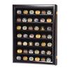 Athena Supply Company ASC Lockable Coin Wood Display Wall Cabinet