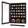 Athena Supply Company ASC Lockable Coin Wood Display Wall Cabinet view 2