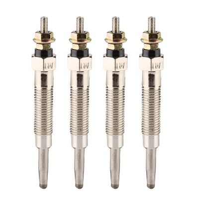 4pcs Heater Glow Plugs Metal Heater Glow Plugs Compact Design Exquisite Workmanship Compatibility for Pajero Shogun 1994-1999 2.8 TD
