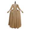 1791's lady Women's Elizabethan Dress Marie Antoinette Musical Hamilton Costume Vintage Dress Brown-XS view 3
