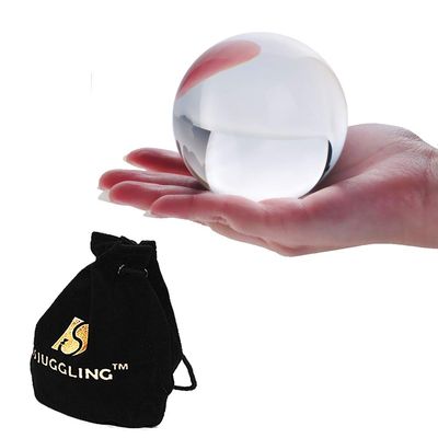 Clear Acrylic Contact Juggling Ball in Diameter 105mm - 4.13 inch Great Size for isolations, Body Rolls and Head balances