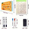 Tiiano Preschool Learning Activities for 2 Year Olds Toddler with 4 Dry Erase Markers for Preschool Classroom Montessori for 2 3 4 Years Kindergarten Workbooks view 2
