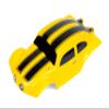 SummitLink Custom Body Yellow Bumblebee Style Compatible for 1/10 Slash 4x4 VXL 2WD Slayer RC Car or Truck (Truck not Included) SSB-BEE-01 view 1