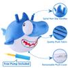 iPlay, iLearn Bouncy Pals Kid Shark Bouncy Balls, Toddler Hammer Head Shark Bouncing Ball W/Handle, Outside Ride Hopper Toy, Outdoor Active Hopping Jumper, Birthday Gift 2 3 4 5 6 Year Old Boy Girl view 3