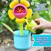 Maxx Bubbles 14" Flower Pot Includes 4oz Bubble Solution, 4 Wands and Watering Can, Botanical Collection, Outdoor Bubble Machine Maker, Great Gift and Decoration for Birthday, Bridal and Shower view 3