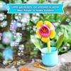 Maxx Bubbles 14" Flower Pot Includes 4oz Bubble Solution, 4 Wands and Watering Can, Botanical Collection, Outdoor Bubble Machine Maker, Great Gift and Decoration for Birthday, Bridal and Shower view 4