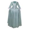 1791's lady Women's Elizabethan Dress Marie Antoinette Musical Hamilton Costume Vintage Dress Green-XL view 1