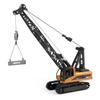 duturpo 1/50 Scale Metal Diecast Crane Truck Toy, Metal Construction Vehicles Crane Machine Model Toy for Boys view 1