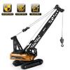 duturpo 1/50 Scale Metal Diecast Crane Truck Toy, Metal Construction Vehicles Crane Machine Model Toy for Boys view 2