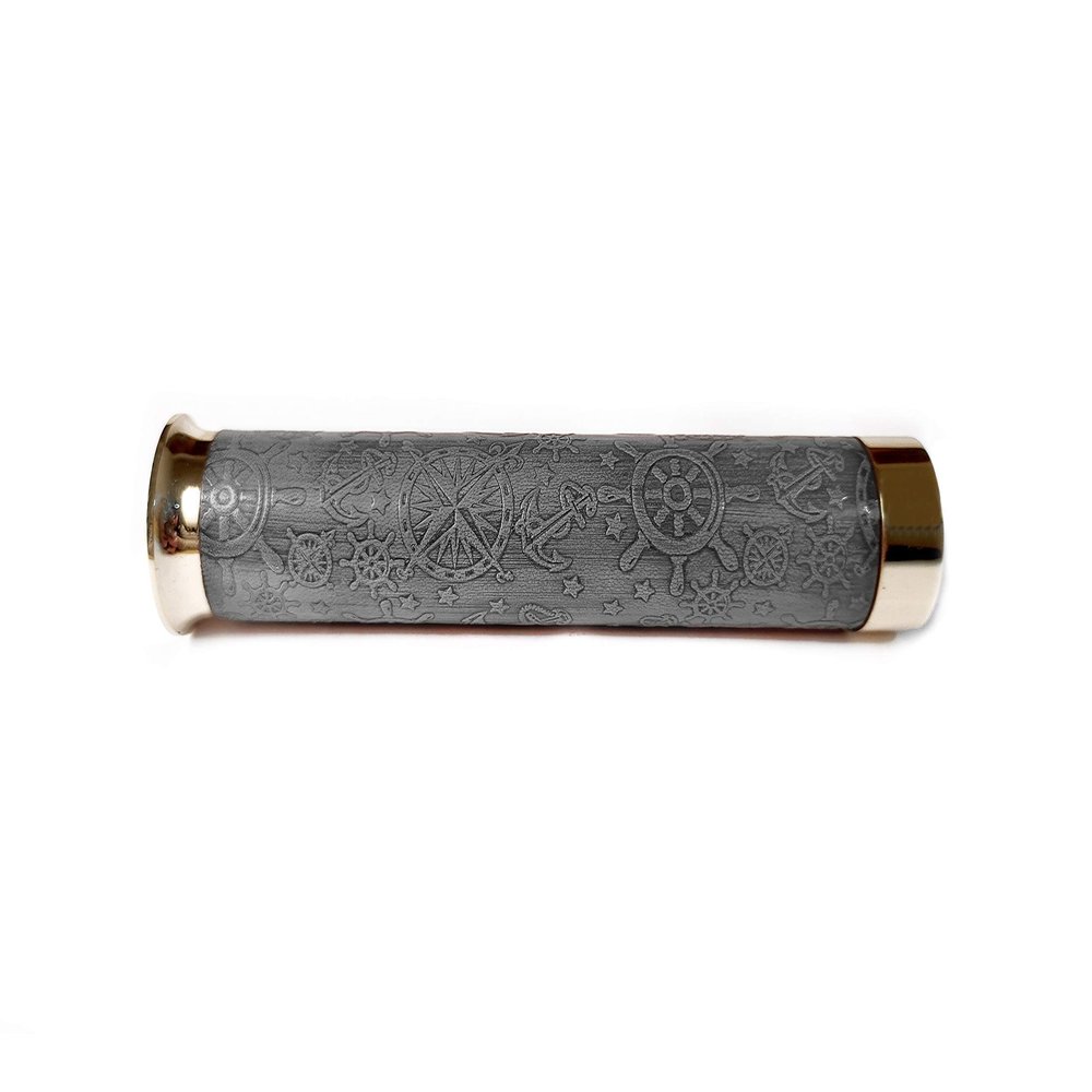 A.A.Nauticals Vintage Nautical Maritime Brass Kaleidoscope( Flat Cylinder, Gift Item) (Black)