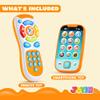 JOYIN Smartphone Toys for Baby, Remote Control Baby Phone with Music, Learning Toy, Birthday Gifts for Infants, Kids, Boys and Girls, Easter Basket Stuffers view 3