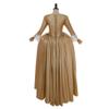 1791's lady Women's Elizabethan Dress Marie Antoinette Musical Hamilton Costume Vintage Dress Brown-S view 4
