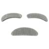 4E's Novelty Fake Gray Stick-on Mustache & Eyebrows - Kids Old Man Costume For Boys, 100 Day of School Costume Accessories for Boys, Old Man Dress Up, Grandpa Costume Accessories Kit view 1