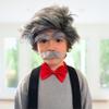 4E's Novelty Fake Gray Stick-on Mustache & Eyebrows - Kids Old Man Costume For Boys, 100 Day of School Costume Accessories for Boys, Old Man Dress Up, Grandpa Costume Accessories Kit view 2