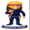 Electrician Cable Essential Heroes Bobblehead Female Light Skin Tone view 1