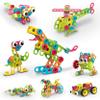 PicassoTiles STEM Learning Toys 250 Piece Building Block Kids Construction Engineering Kit Toy Blocks Children Early Education Playset w/Free IdeaBook, Power Drill, Clickable Ratchet, Age 3+ PTN250 view 1
