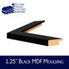 (4) -20x28-1.25" Flat Black Profile - Puzzle Frame - Hanging Hardware and Plexiglass Included view 3