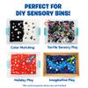 Educational Insights Pluffle Black & White 2-Pack - Sensory Bin Foam Set, No Mess Alternative to Sand Toys & Slime for Toddlers, Fun Sensory Table Filler for Home or Classroom, Gift for Kids Ages 3+ view 3