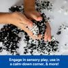 Educational Insights Pluffle Black & White 2-Pack - Sensory Bin Foam Set, No Mess Alternative to Sand Toys & Slime for Toddlers, Fun Sensory Table Filler for Home or Classroom, Gift for Kids Ages 3+ view 4