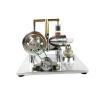 Physical Model of Stirling Engine Generator Small Engine External Combustion Engine steam Engine view 2
